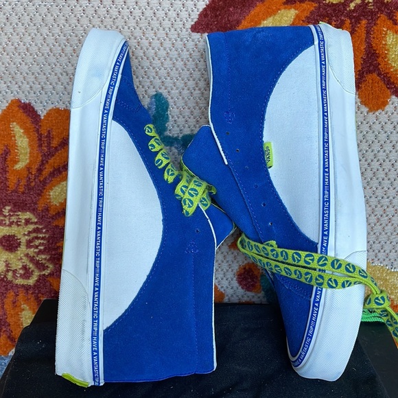 Vans The Snake Trail Lx Suede/Canvas True Blue/Marshmallow Men’s sneakers - Picture 12 of 16